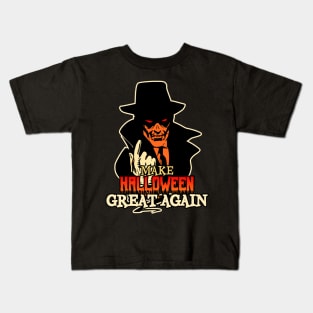 scary mafia spirit, make halloween great again Kids T-Shirt